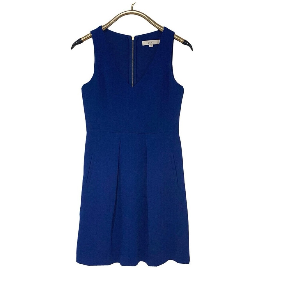 LOFT Royal Blue Mini Dress